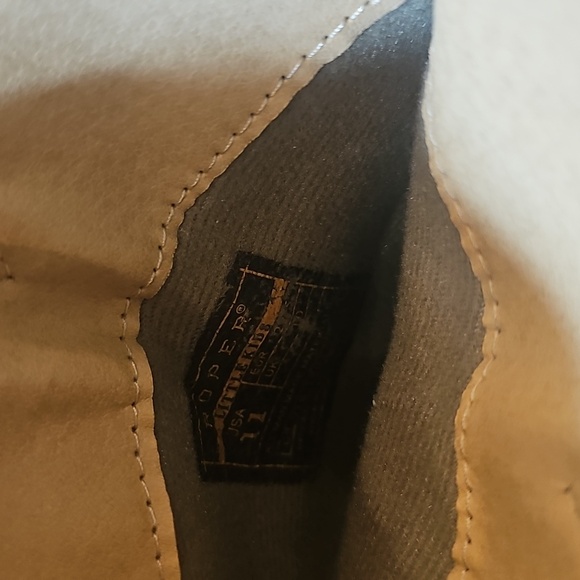 Roper Leopard Brown Blue Glitter Western Boots Size 11 Square Toe - Picture 9 of 10